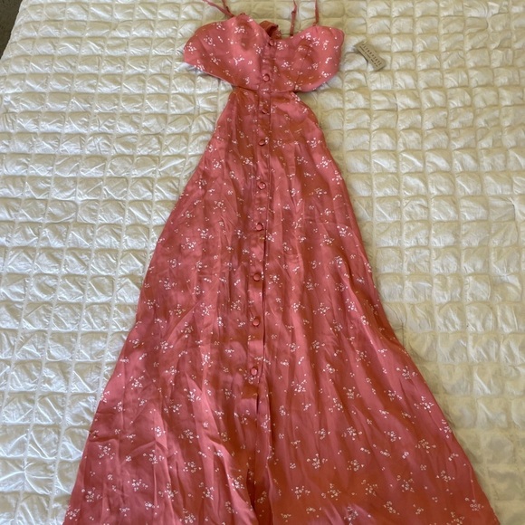Flynn Skye boho floral cutout maxi dress